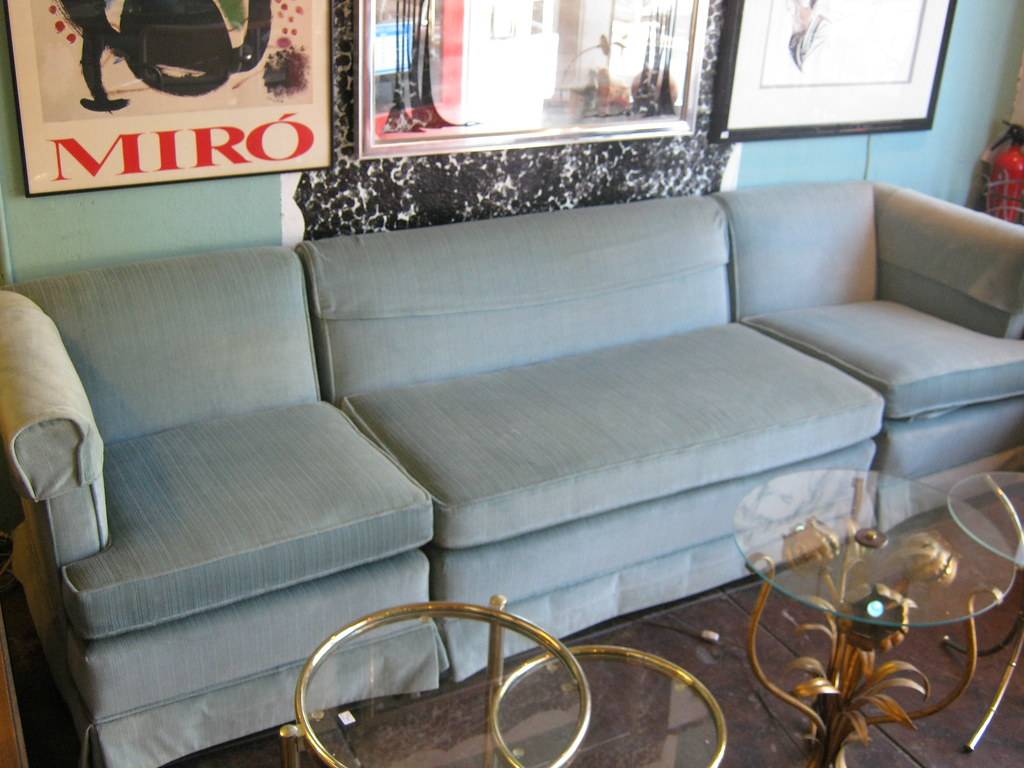 Traditional three piece sofa